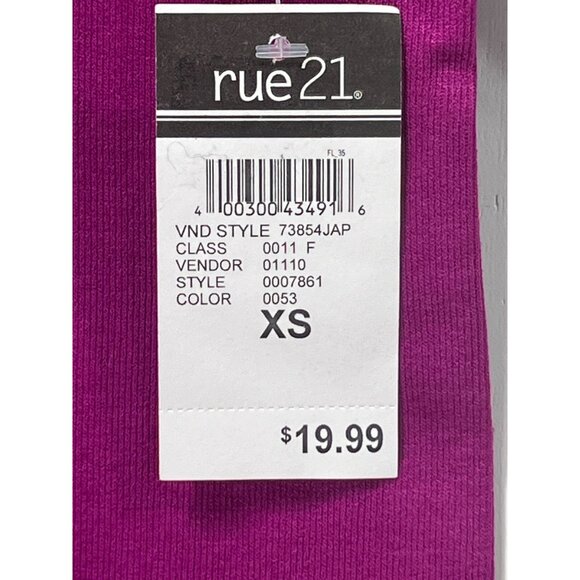 Rue 21 - Women's 1/2 Zip Long Sleeve Shirt - Purple - Extra Small - Picture 8 of 13